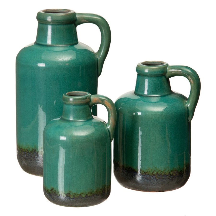 Vase 15,5 x 15,5 x 30 cm Keramik M�rkebl� #4