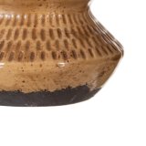 Vase Brun Keramik 15 x 15 x 9 cm #4