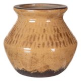 Vase Brun Keramik 15,5 x 15,5 x 15 cm #1