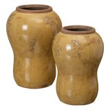 Vase 14,5 x 14,5 x 21,5 cm Keramik Sennep #5