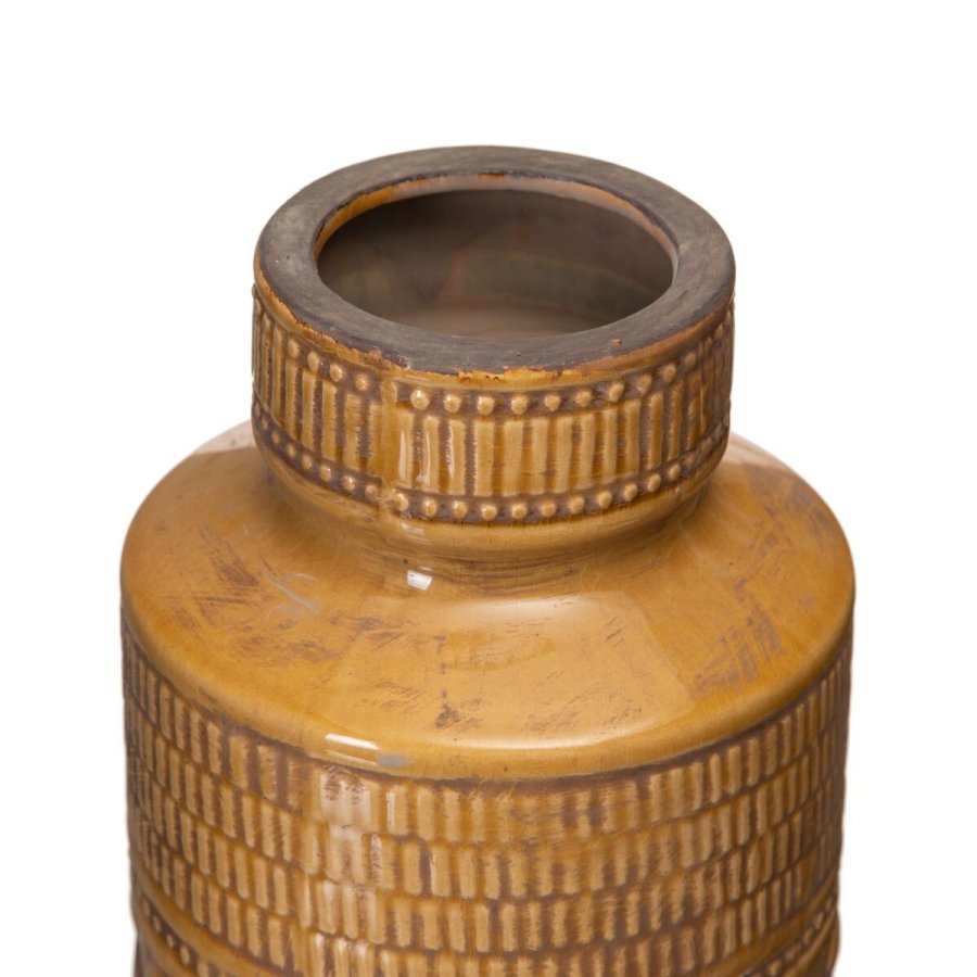 Vase 18 x 18 x 32,5 cm Keramik Sennep #3