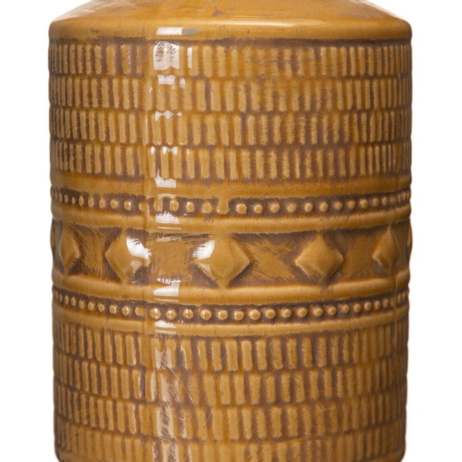 Vase 18 x 18 x 32,5 cm Keramik Sennep #4