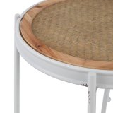 Sofabord 50 x 50 x 53,5 cm Metal Hvid #3