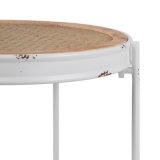 Sofabord 50 x 50 x 53,5 cm Metal Hvid #4