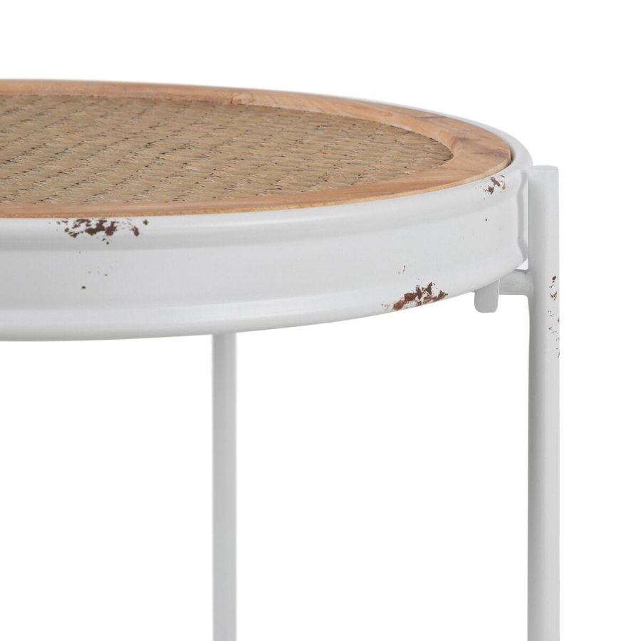 Sofabord 50 x 50 x 53,5 cm Metal Hvid #4