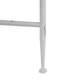 Sofabord 50 x 50 x 53,5 cm Metal Hvid #6