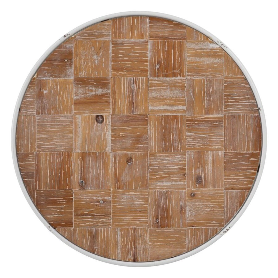 Sofabord Hvid Natur 60 x 60 x 45 cm #6