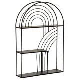 Hylder 51 x 13 x 76,5 cm Sort Metal #2