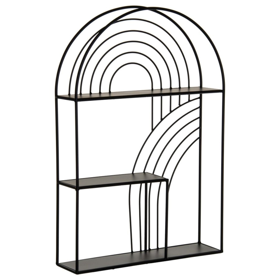 Hylder 51 x 13 x 76,5 cm Sort Metal #2