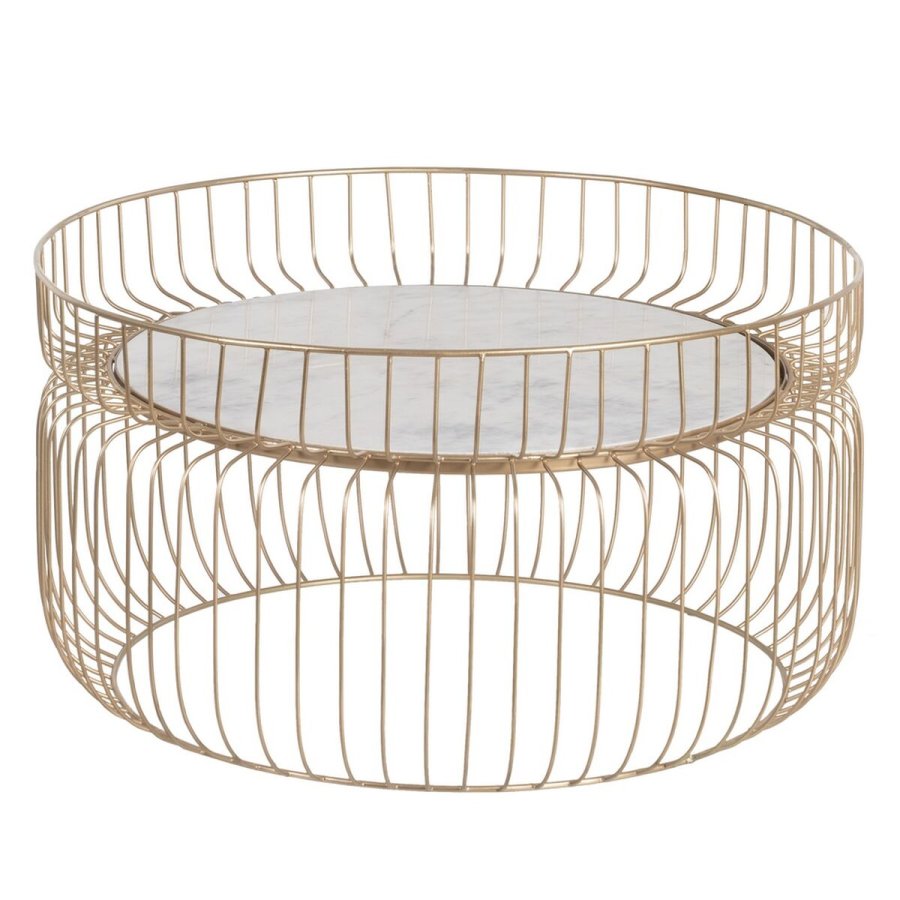 Sofabord Hvid Gylden 72 x 72 x 40 cm #1