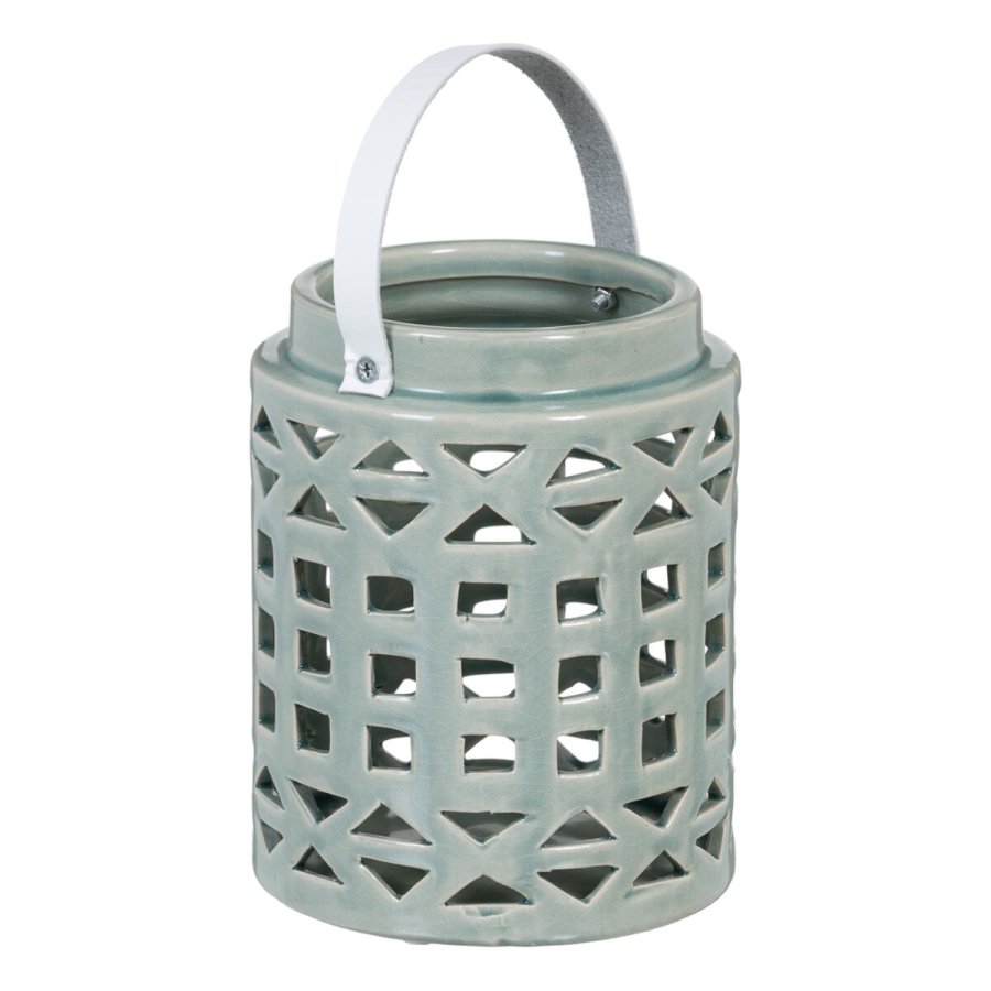 Vase 14,5 x 14,5 x 18 cm Keramik Grn #1