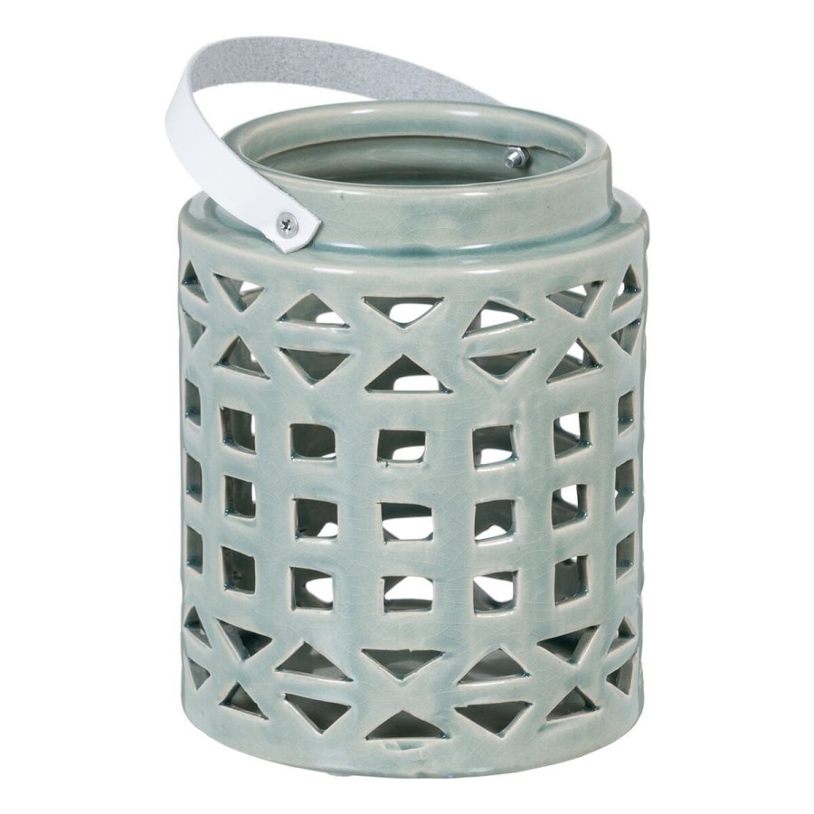 Vase 14,5 x 14,5 x 18 cm Keramik Grn #4