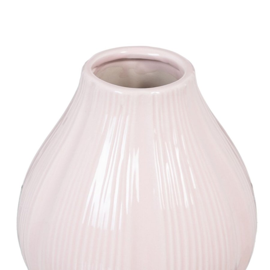Vase Pink Keramik 15 x 14 x 15 cm #3