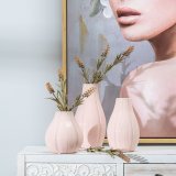 Vase 13 x 13 x 25,5 cm Keramik Pink #4