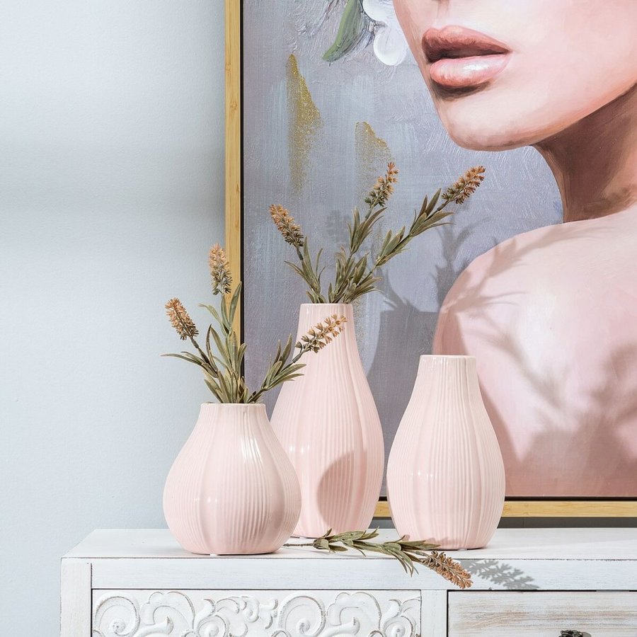 Vase 13 x 13 x 25,5 cm Keramik Pink #4