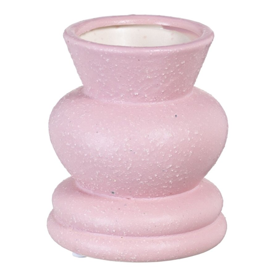 Vase Pink Keramik 10,5 x 10,5 x 13 cm #1