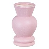 Vase Pink Keramik 11 x 11 x 17 cm #1