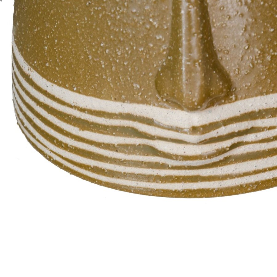 Vase 18 x 17 x 16 cm Keramik Brun #2