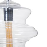 Loftslampe Slvfarvet Metal Krystal 40 W 220-240 V 28 x 28 x 36 cm Moderne #4