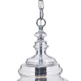 Loftslampe 28 x 28 x 36 cm Krystal Metal Slv #7