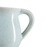 Vase 20 x 15 x 17,5 cm Keramik Turkisbl #3