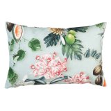 Pude Turkisbl 100% bomuld 60 x 40 cm Orkide #1