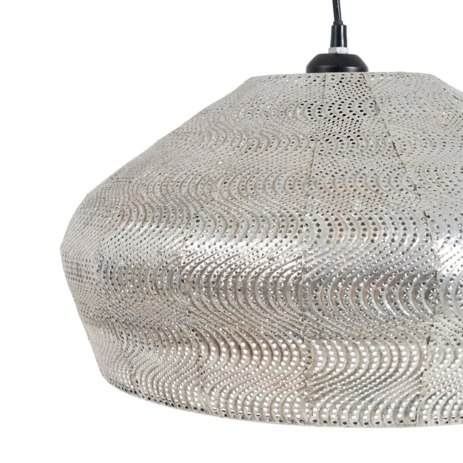 Loftslampe 42 x 42 x 27,5 cm Metal Slv #4