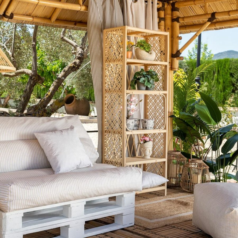 Hylder RATN 64 x 34,5 x 171 cm Natur Bambus #2