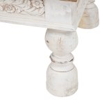 Sofabord Hvid Natur 120 x 70 x 45 cm #7