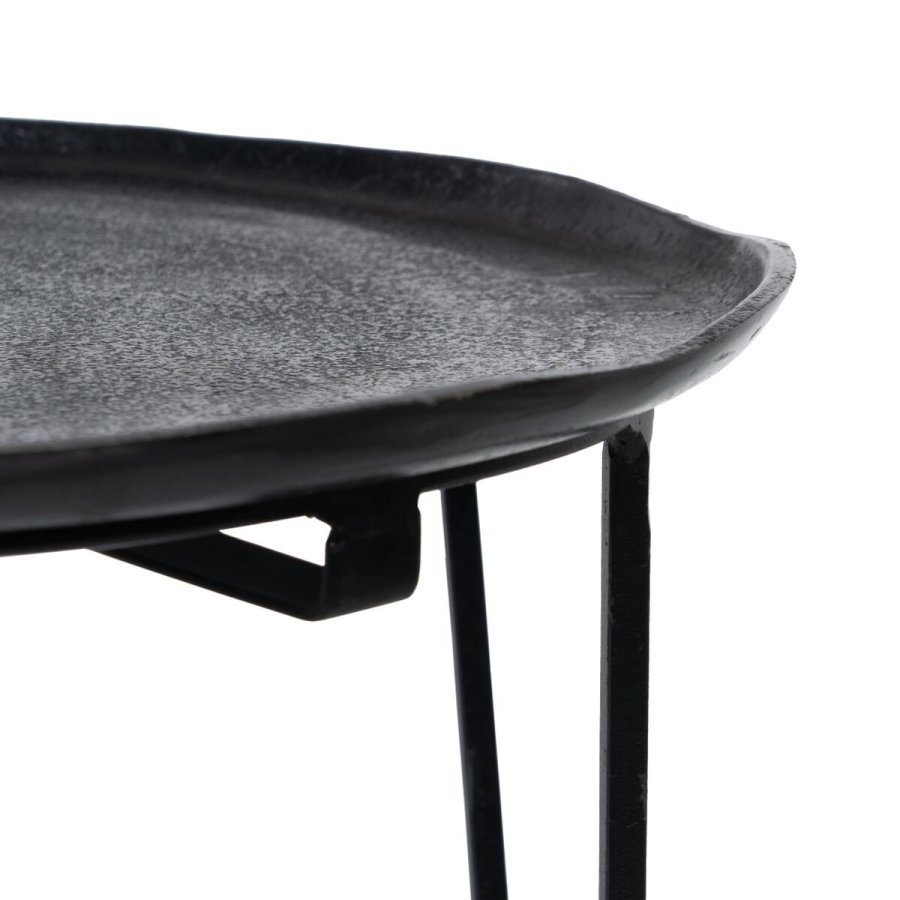 Sofabord Aluminium Jern 40 x 40 x 51 cm #4