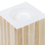 Lyseholder Beige Bambus Tr MDF 10,5 x 10,5 x 10,5 cm #3