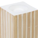 Lyseholder Beige Bambus Tr MDF 10,5 x 10,5 x 21 cm #2