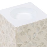 Lyseholder Beige Perlemor Tr MDF 10,5 x 10,5 x 10,5 cm #3