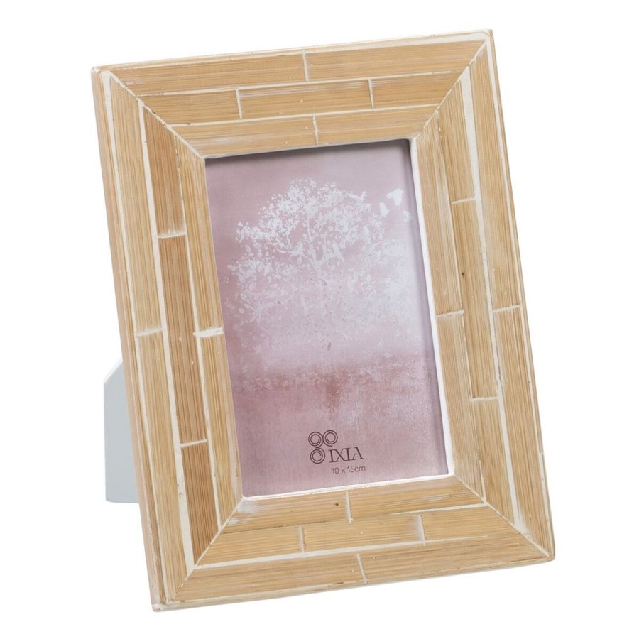 Fotoramme Beige Bambus Tr MDF 17 x 1 x 22 cm #1