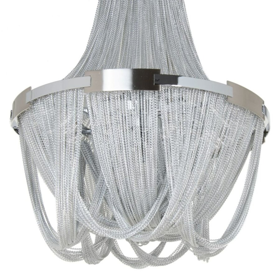 Loftslampe 50 x 50 x 90 cm Metal Slv #3