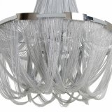 Loftslampe 80 x 80 x 120 cm Metal Slv #3