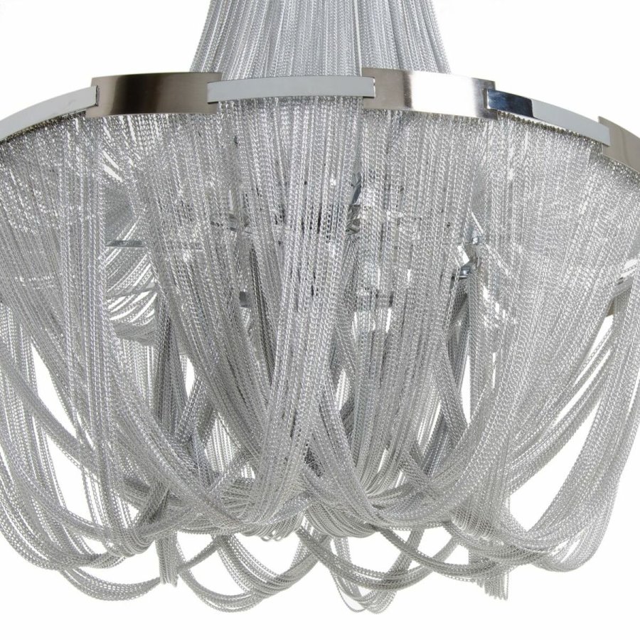 Loftslampe 80 x 80 x 120 cm Metal Slv #3