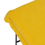 Puf Syntetisk stof Metal Gul 40 x 40 x 35 cm #9