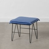 Puf Syntetisk stof Bl Metal 40 x 40 x 35 cm #1