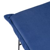 Puf Syntetisk stof Bl Metal 40 x 40 x 35 cm #17