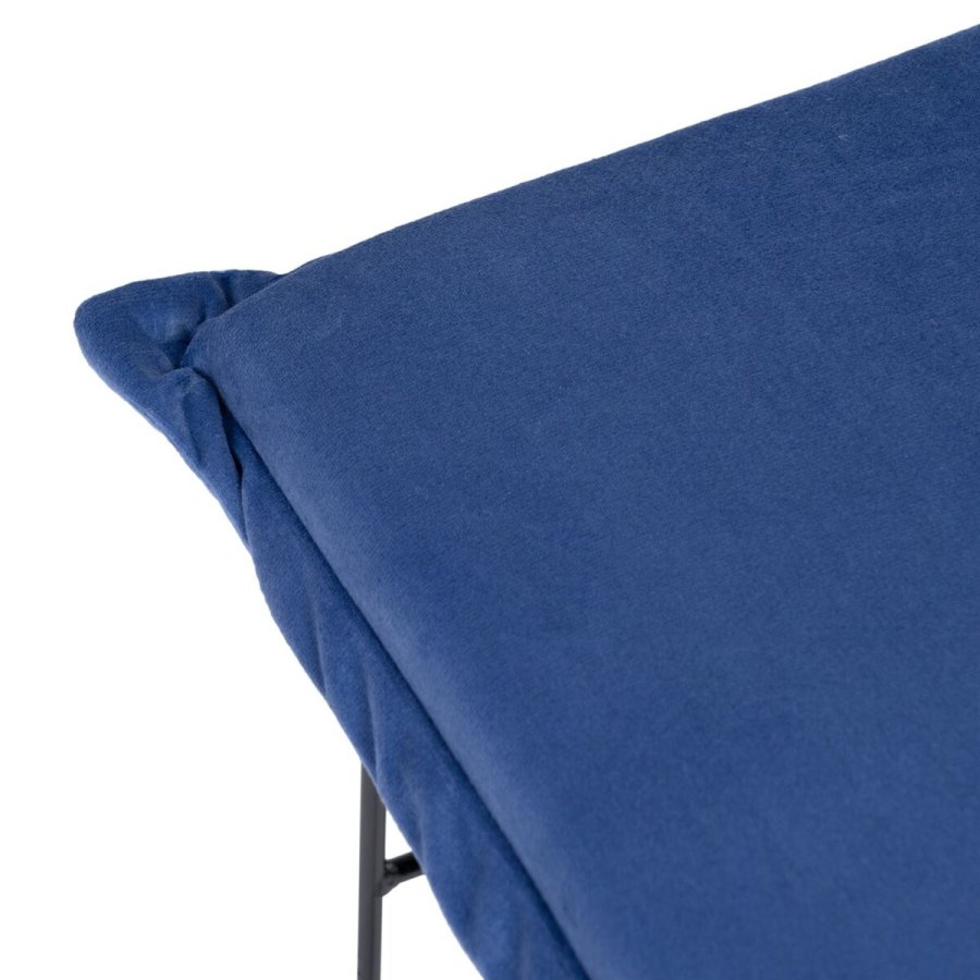 Puf Syntetisk stof Bl Metal 40 x 40 x 35 cm #17