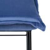 Puf Syntetisk stof Bl Metal 40 x 40 x 35 cm #13