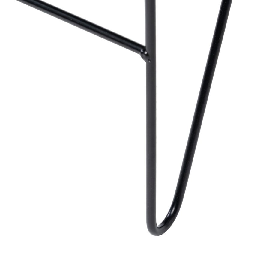 Puf Syntetisk stof Bl Metal 40 x 40 x 35 cm #5