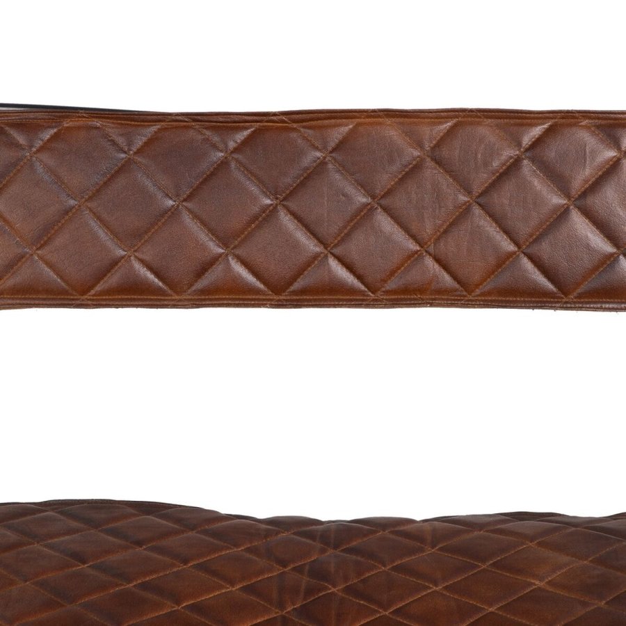 Spisebordsstol Brun Sort Lder Jern 76 x 75 x 89 cm #5