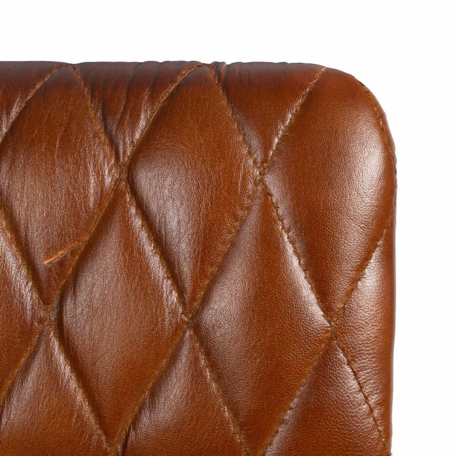 Spisebordsstol Brun Sort Lder Jern 45 x 53 x 86 cm #7