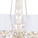 Loftslampe 65 x 65 x 107 cm Beige Metal  15 cm Klassisk #3