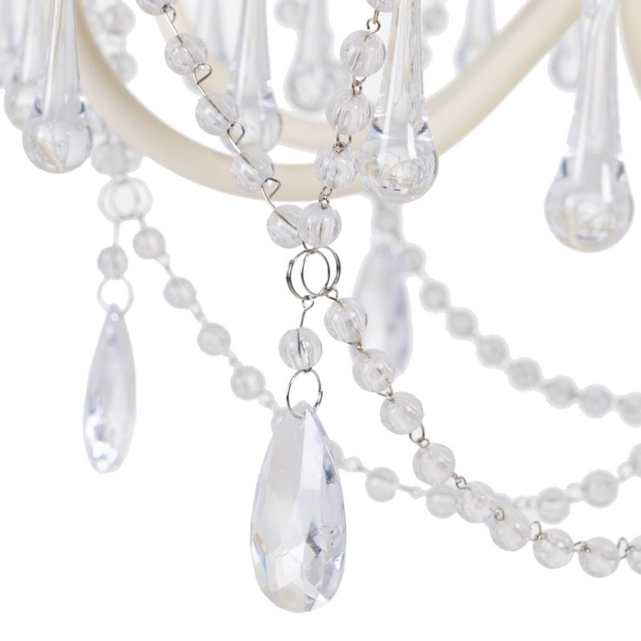 Loftslampe 65 x 65 x 107 cm Beige Metal  15 cm Klassisk #5