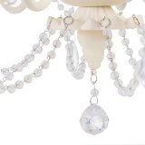 Loftslampe 65 x 65 x 107 cm Beige Metal  15 cm Klassisk #6