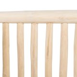 2 personers sofa AKAR 131 x 80 x 77,5 cm Natur Teak #7