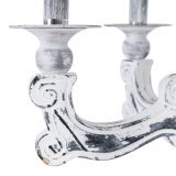 Loftslampe 58 x 58 x 104 cm Sort Metal Hvid Vintage  15 cm #4